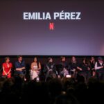 Emilia perez star cast at special screening of netflix special.