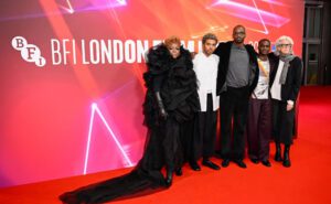 The starcast of Nickle boys at red carpet premiere in BFI london film festival.