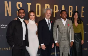 Unstoppable star cast at london premiere.