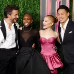 Star cast of wicked at film premiere in New york.